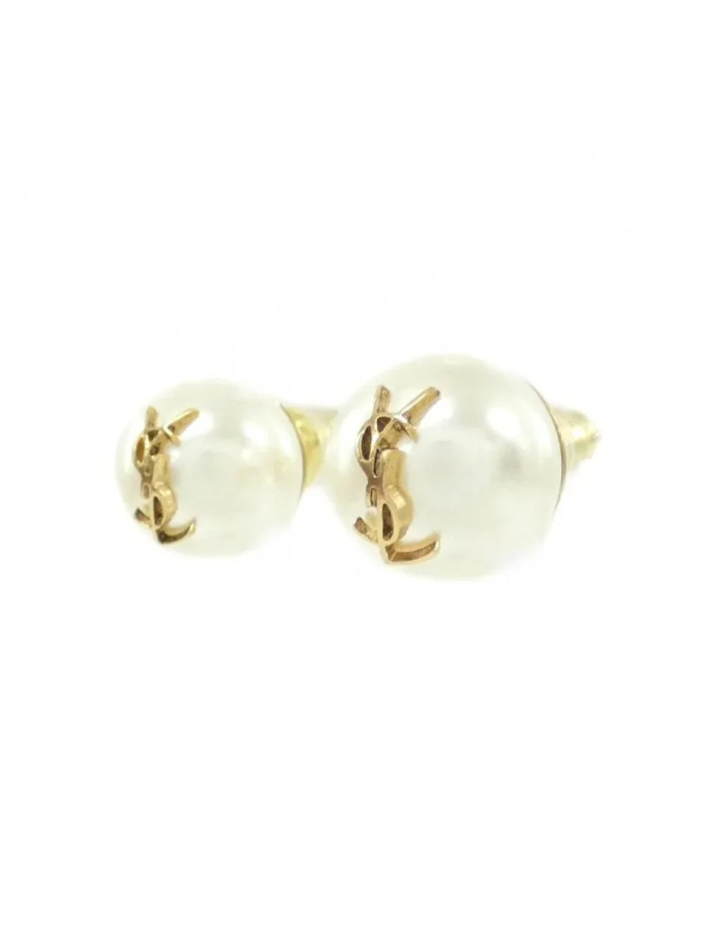 Saint Laurent Earrings Gold